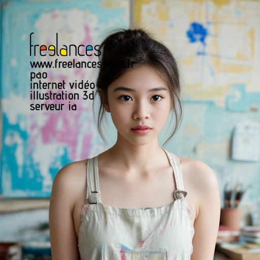 Pao internet vidéo illustration 3d serveur intelligence générative freelance paris studio de création OE18FVP0